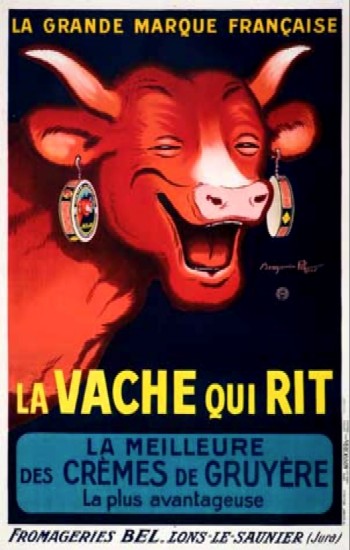Laughing Cow Cheese Poster by Rabier